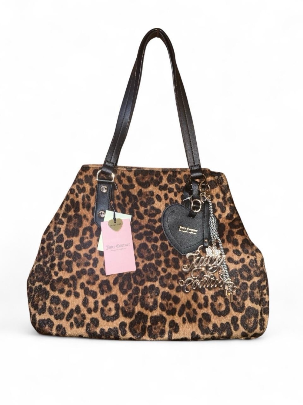 Juicy Couture “Top Players Tote” Bag, Leopard Print